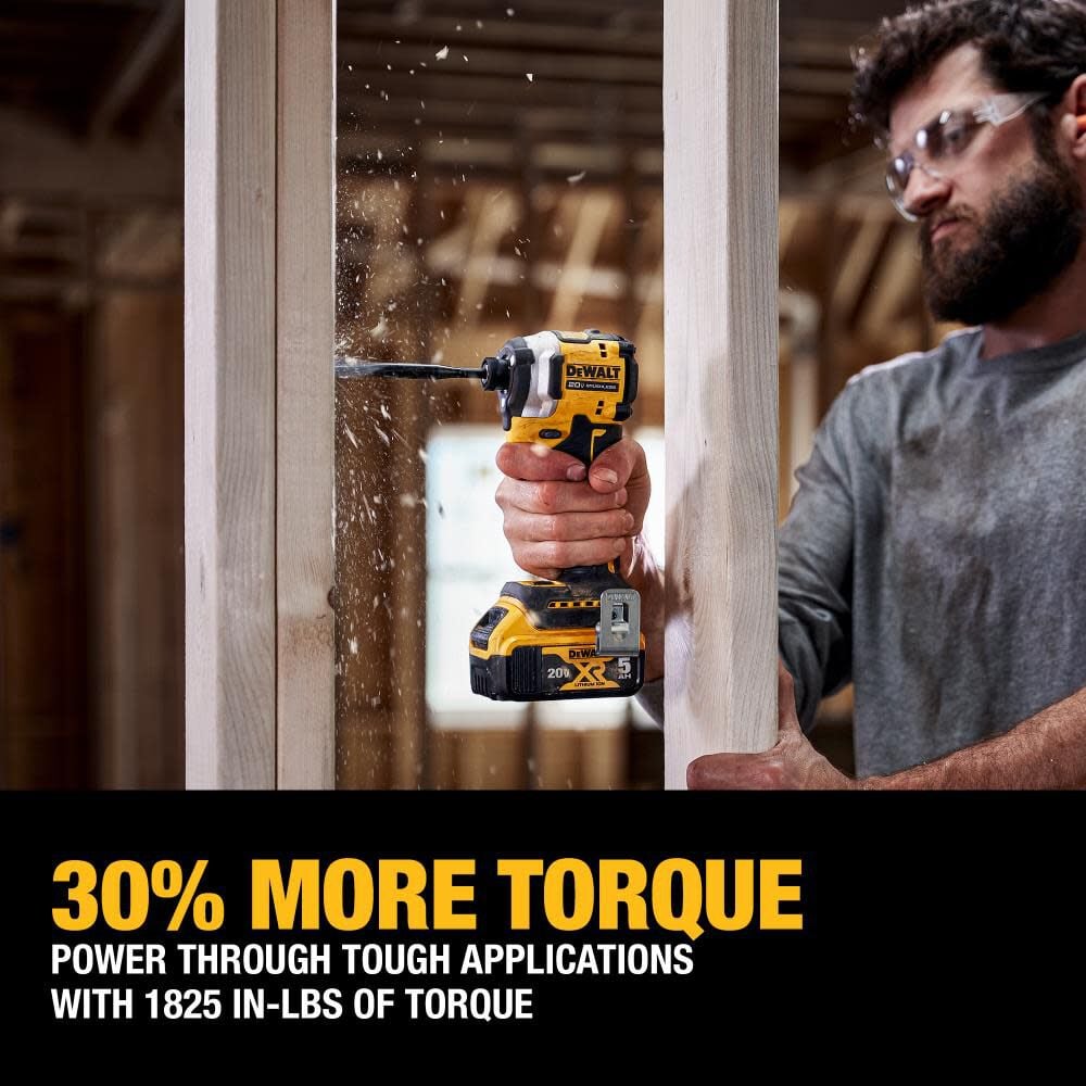 DEWALT 20V MAX ATOMIC 3-Speed 1/4 Inch Impact Driver Kit & 20V Max Compact Hammer Drill/Driver Bundle, large image number 16