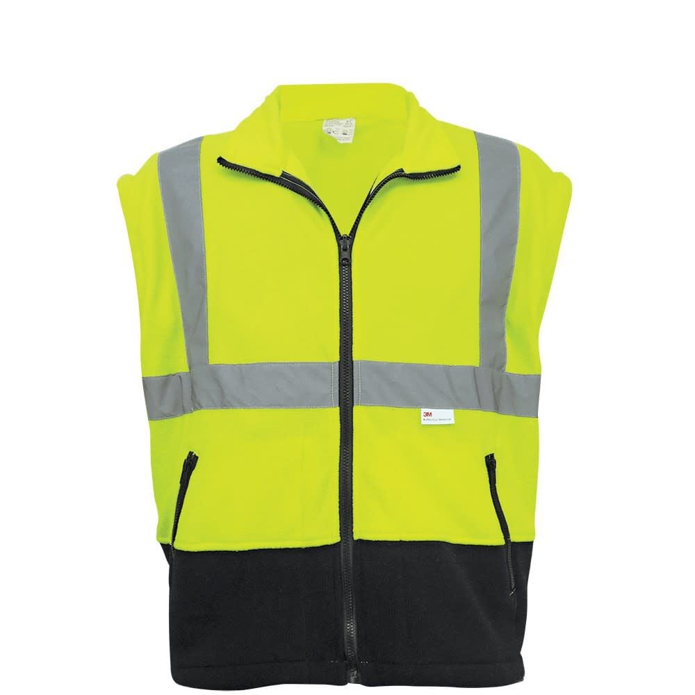 Global Glove FrogWear Eight-in-One Bomber Jacket, Hi-Vis Yellow, Size XL – GLO-B2-XL