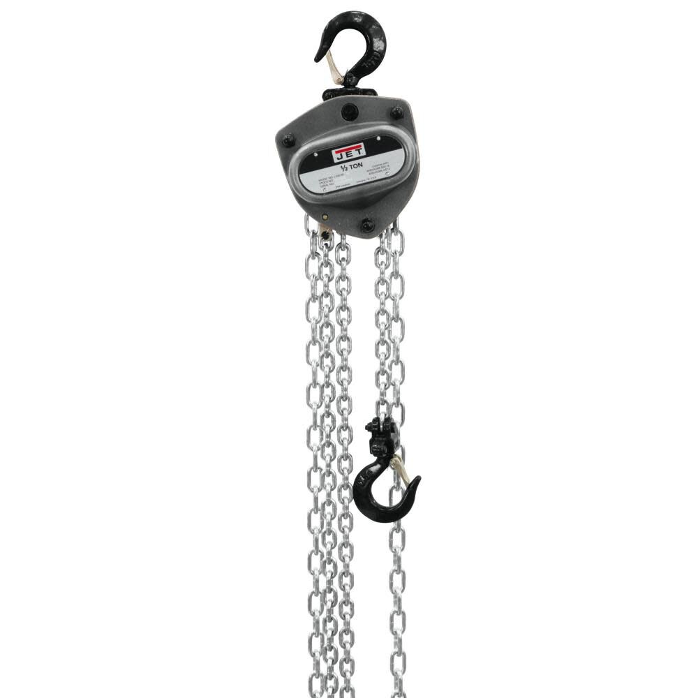 JET L100-50WO-15 Hand Chain Hoist 1/2 Ton 15 Ft. Lift with Overload Protection - JT9-205115