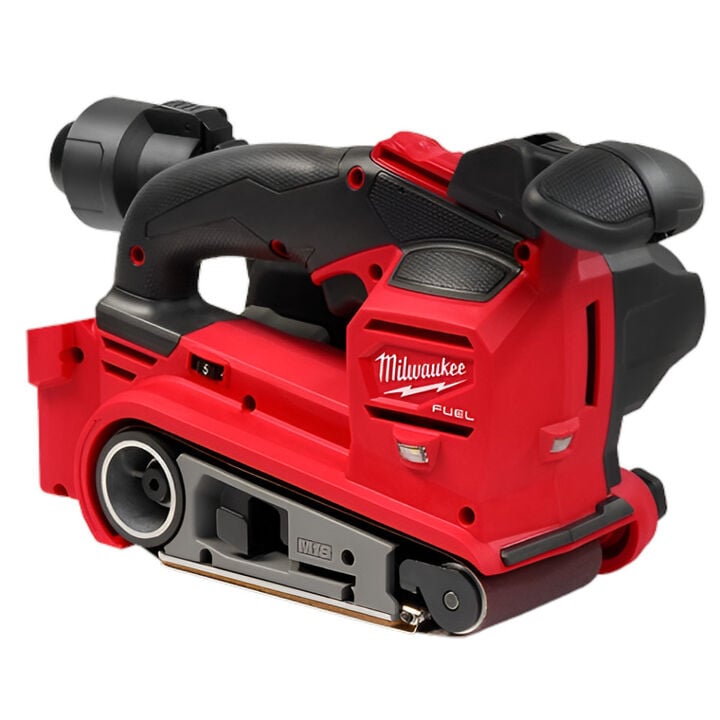 Milwaukee 3 Inch x 18 Inch Belt Sander and M18 Forge XC 18V 8Ah Battery Pack with Fuel Indicator Bundle, large image number 14