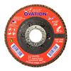 United Abrasives Ovation 4-1/2 Inch Type 27 High Density Flap Disc, 10 Pack, small image number 1
