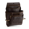Ox Tools Pro Leather Antique Bronze 4 Pocket Pouch with Dual Hammer Holder, small image number 2