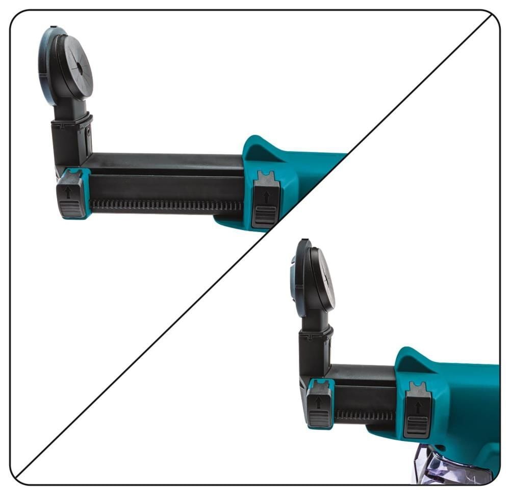 Makita 18V LXT Rotary Hammer 1in Kit SDS PLUS with HEPA Dust Extractor Attachment, large image number 10
