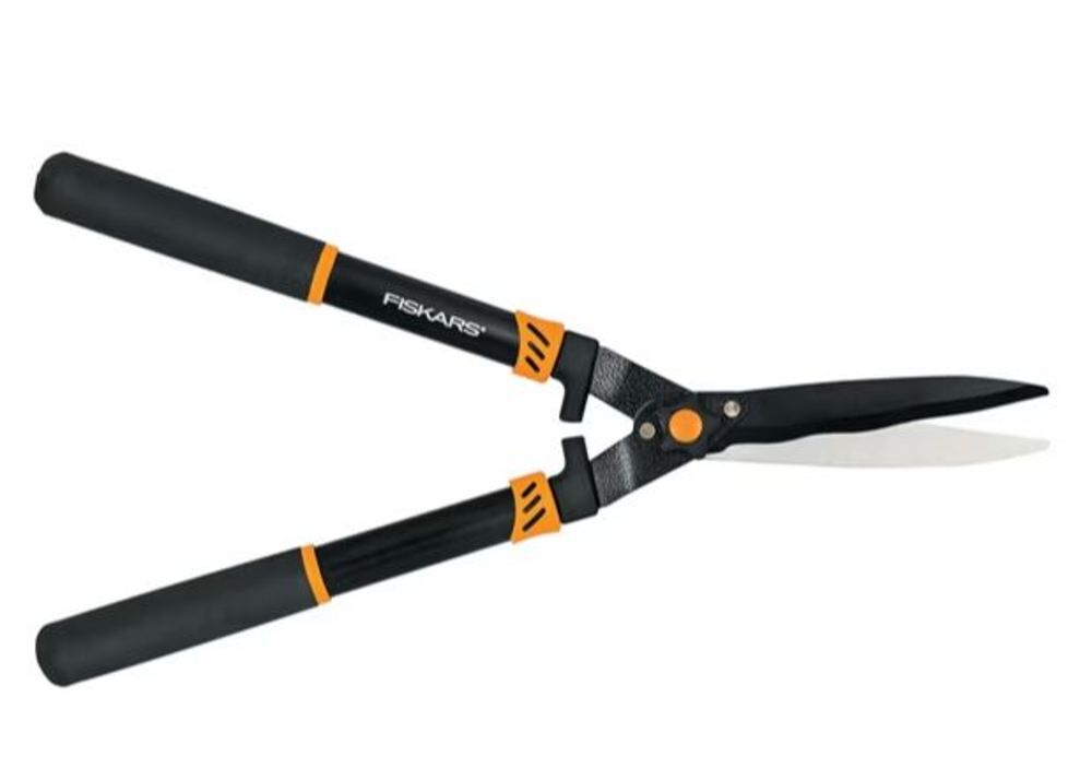 Fiskars 8in Steel Adjustable Blade Hedge Shear with Steel Handle