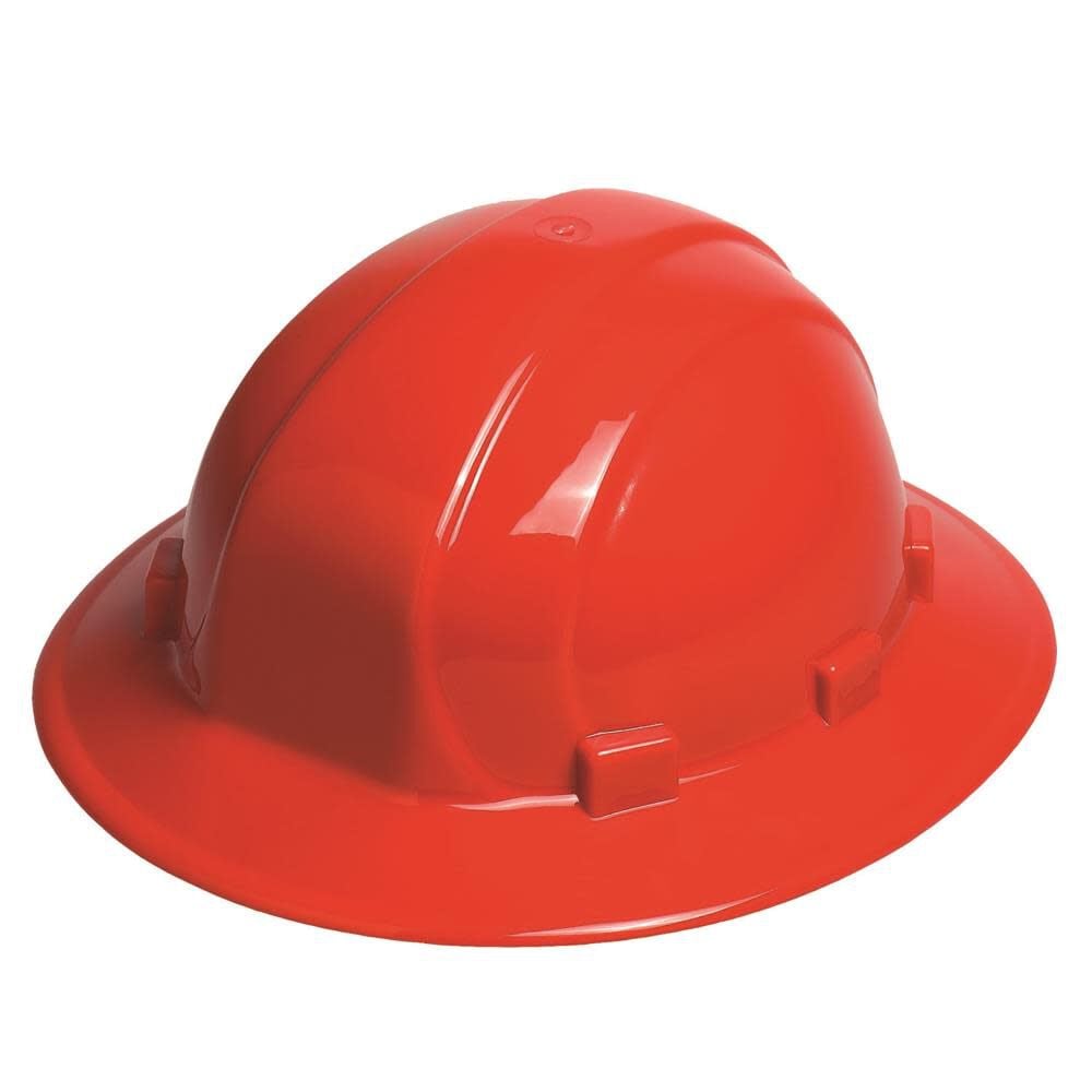 ERB Omega II Full Brim Hard Hat – Red – 19504