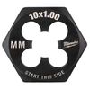 Milwaukee M10-1.00 mm 1-Inch Hex Threading Die, small image number 1