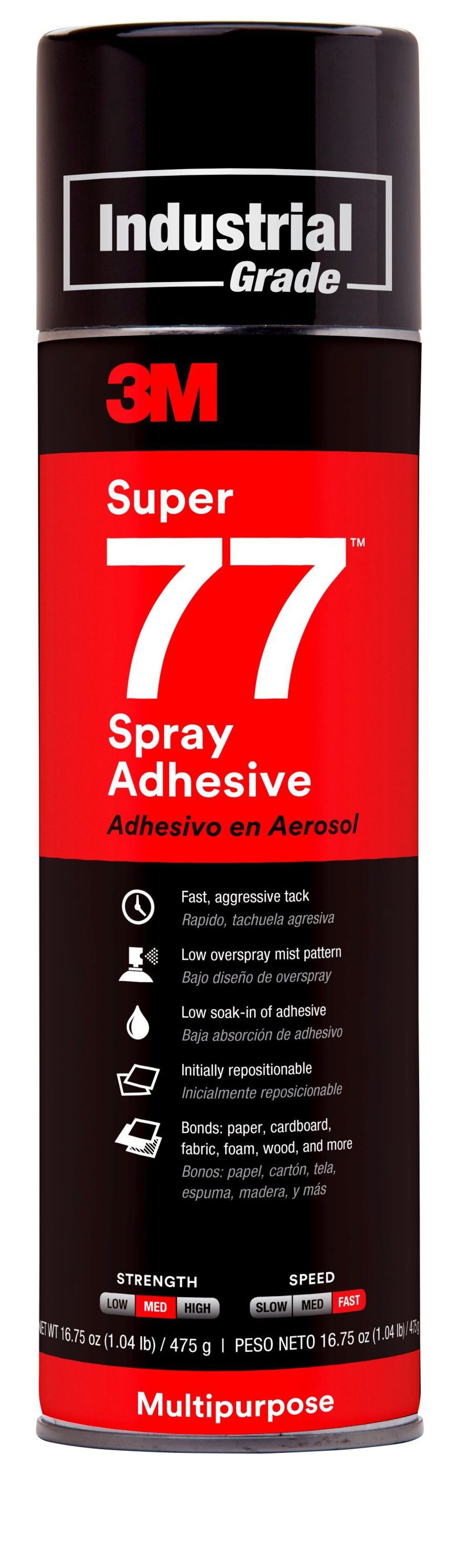 3M Super 77 Multipurpose Spray Adhesive, large image number 2