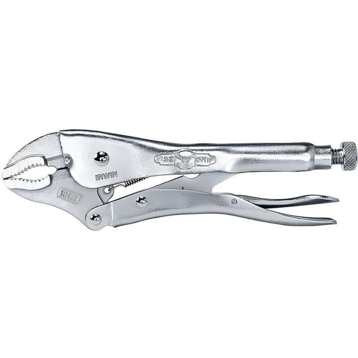 Irwin 10 In. Locking Plier with Wire Cutter 10WR Curved Jaw