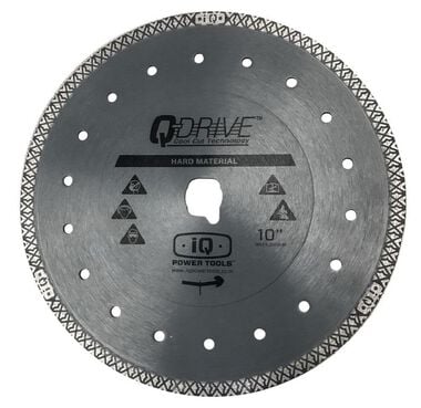 iQ Power Tools 10 in Q-Drive Hard Material Blade