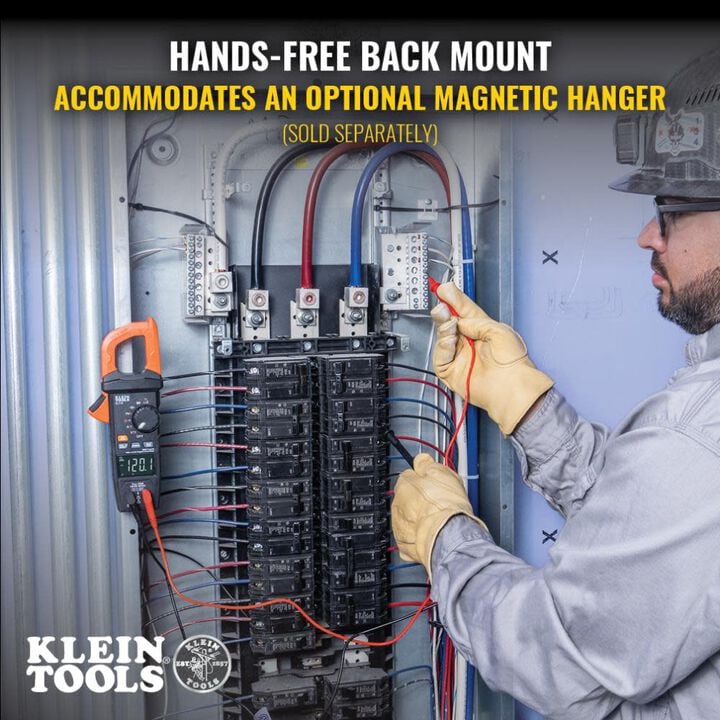 Klein Tools 600A AC/DC Auto-Ranging TRMS Clamp Meter, large image number 4