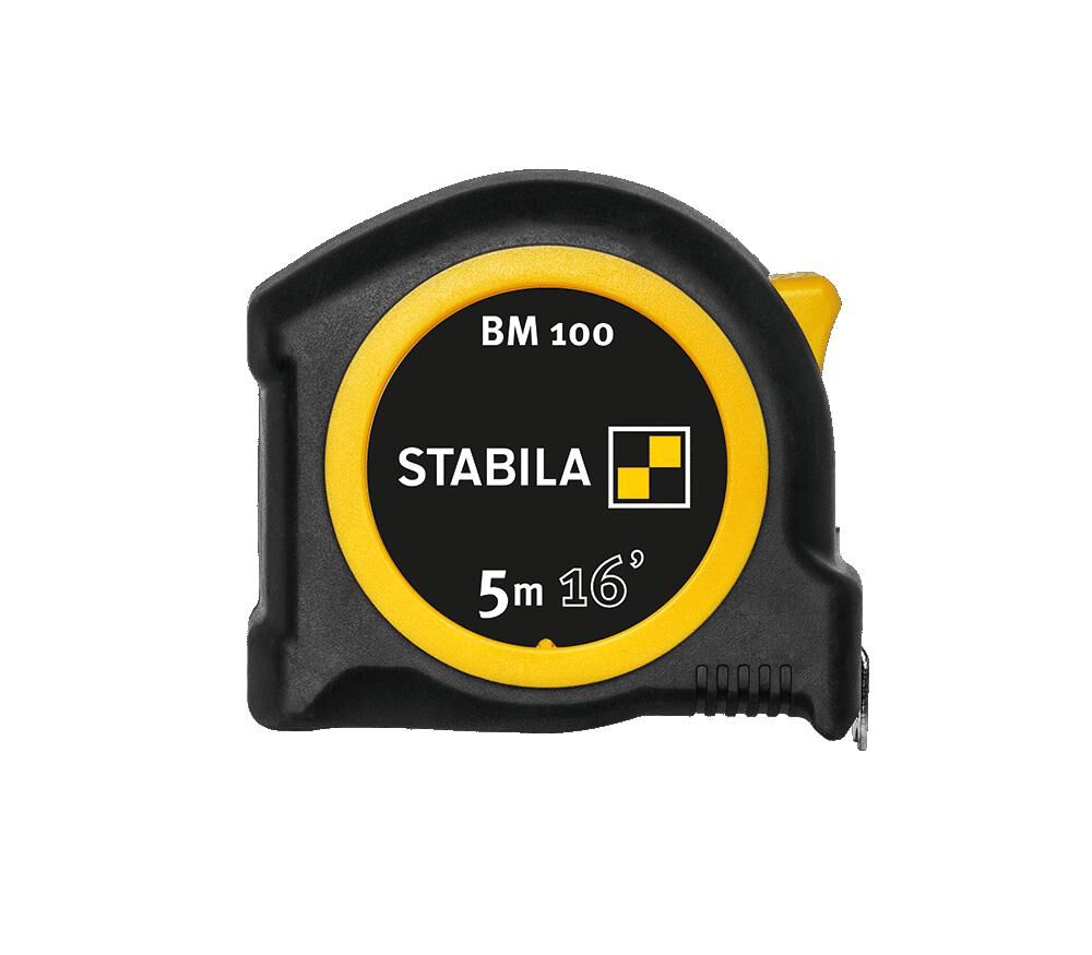 Stabila Tape Measure BM 100 5M 16 Feet CM Inch - 30816