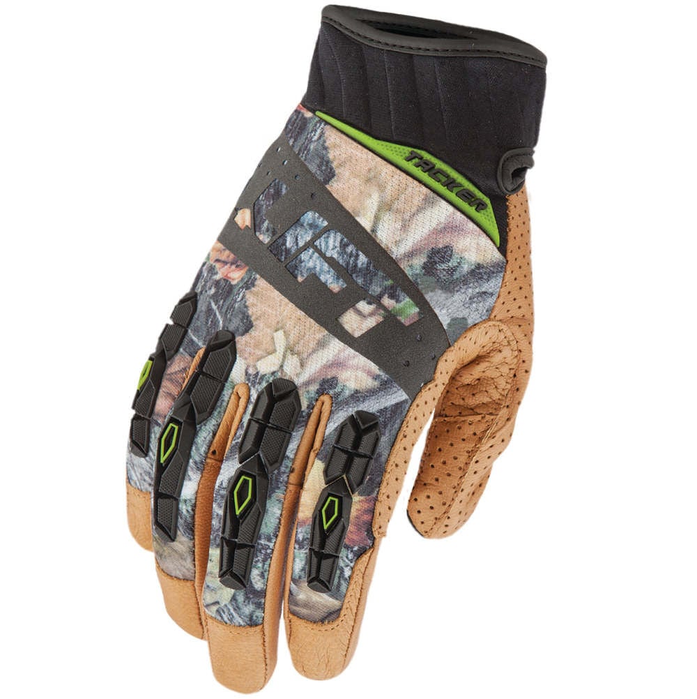 Lift Safety Genuine Leather Anti-Vibration Camouflage Tacker Gloves, large image number 1