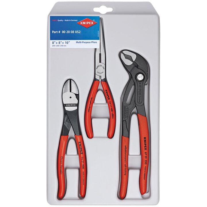 Knipex Kraft Pliers Set 2 Universal 3pc, large image number 2
