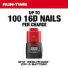 Milwaukee M12 Cordless Lithium-Ion Palm Nailer Kit, small image number 4
