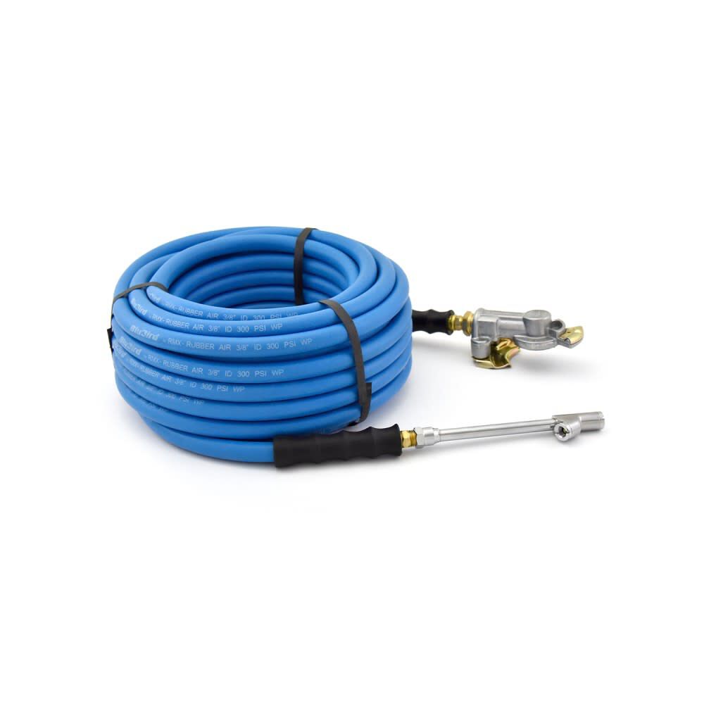 BluBird 3/8 Inch x 50 Ft. Fleet Edition Rubber Air Hose Kit, large image number 2