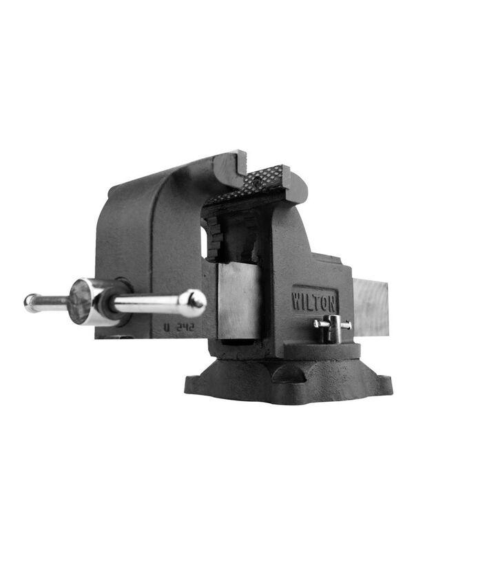Wilton Shop Vise 8 In. Jaw Width 8 In. Jaw Opening 4 In. Throat Depth, large image number 2