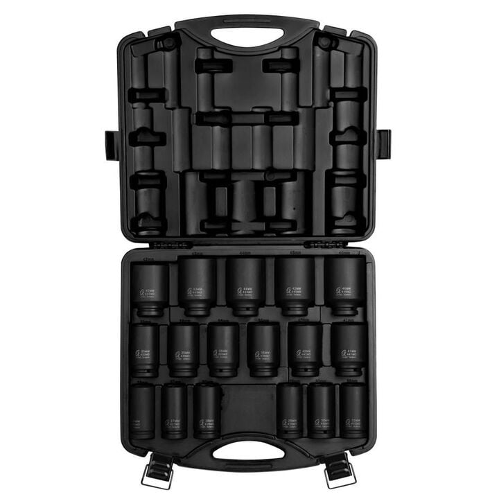Sunex 3/4 In. Drive Deep Metric Impact Socket Set 17 pc., large image number 0