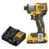 DEWALT 20V MAX Brushless Cordless 1/4 Inch Impact Driver Kit, small image number 1
