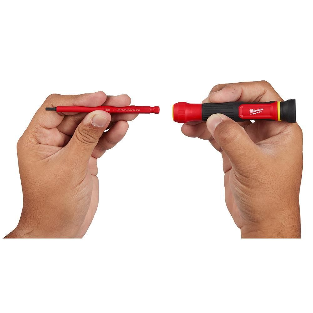 Milwaukee 8-in-1 1000V Insulated Precision Multi-Bit Screwdriver Set, large image number 7
