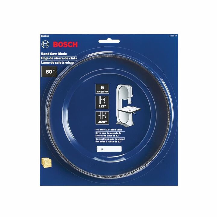 Bosch 80 Inch 6 TPI Heavy Duty Stationary Band Saw Blade, large image number 2