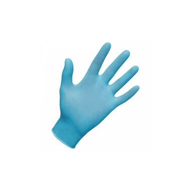 SAS Safety Derma-Lite Disposable Gloves Powdered Nitrile Box of 100 Gloves Small