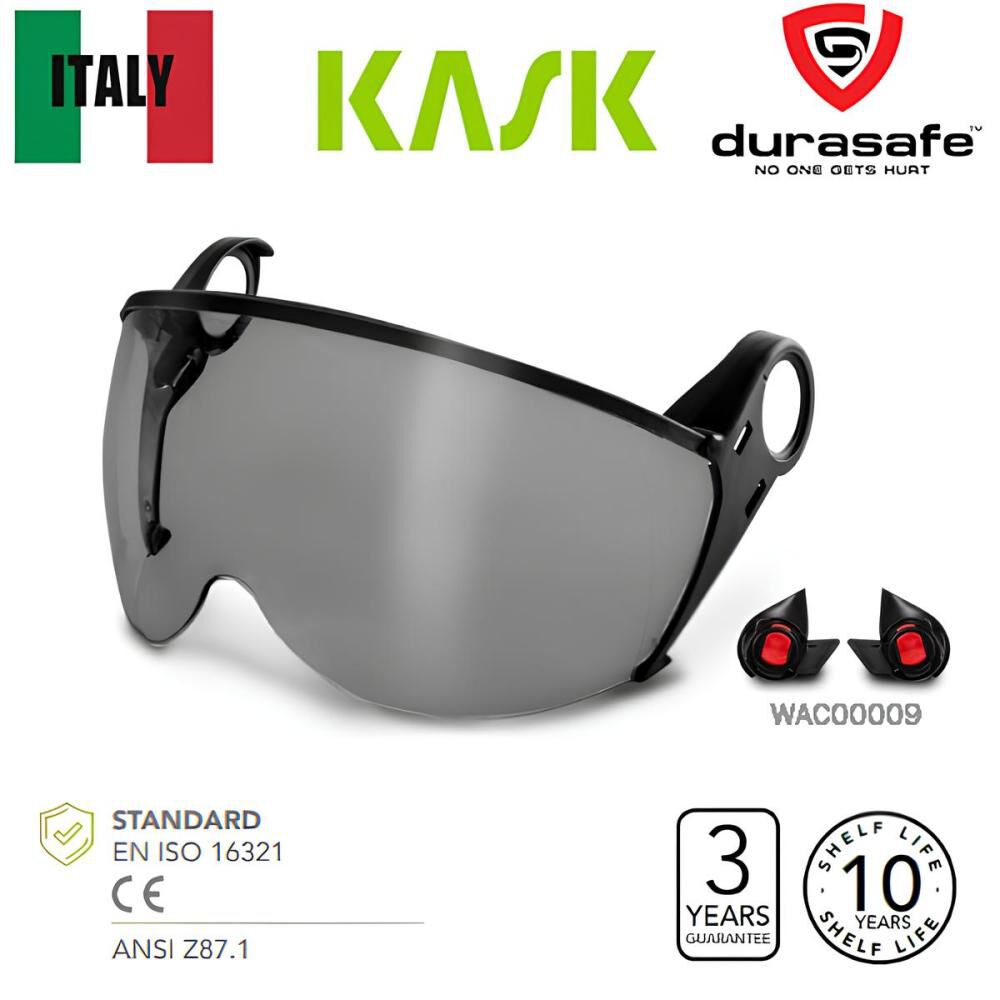 KASK America ZEN Smoke Anti Fog Polycarbonate Visor, large image number 2