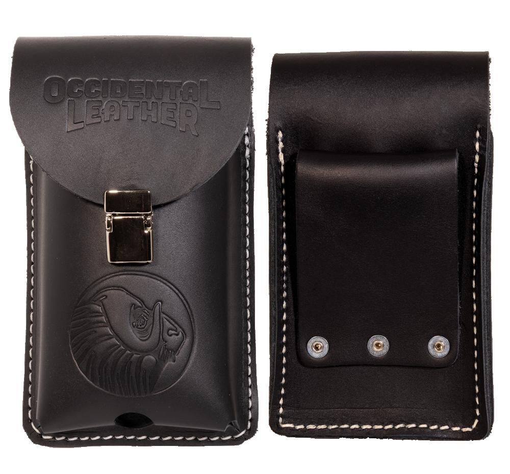Occidental Leather Belt Worn XL Leather Phone Holster Black, large image number 2