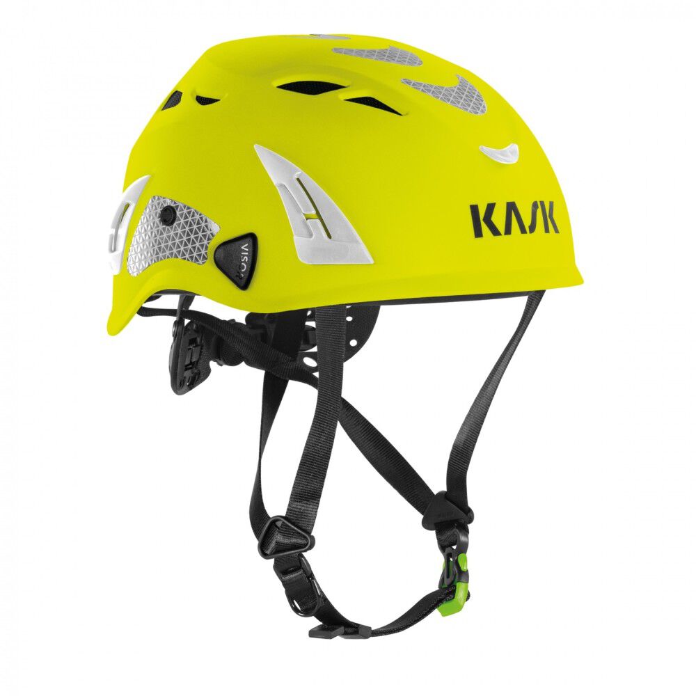 KASK America Superplasma Vented Class C Safety Helmet Fluorescent Yellow Hi-Viz – WHE00139-221