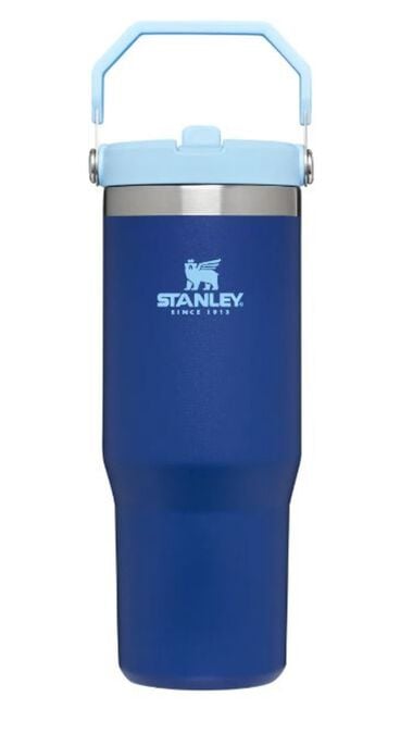 Stanley 1913 30 Oz Insulated The Iceflow Flip Straw Tumbler Lapis, large image number 0