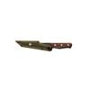 TRUE Primal Forge Steel Blade Tanto Slicer Knife with Wood Handle, small image number 2