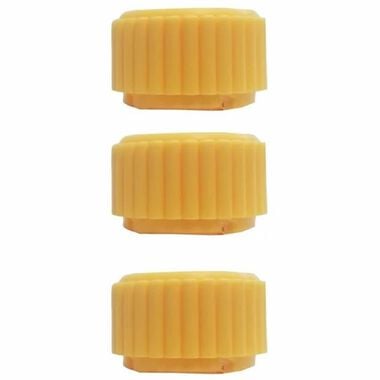 Surecan Yellow Spout Cap 3pk
