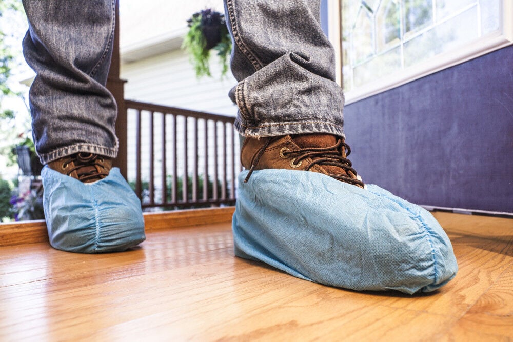 Surface Shield Shoe Covers Blue 100 Pairs SC300 Acme Tools