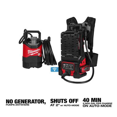 Milwaukee MX FUEL 1HP 2 Inch Submersible Pump Kit, large image number 2