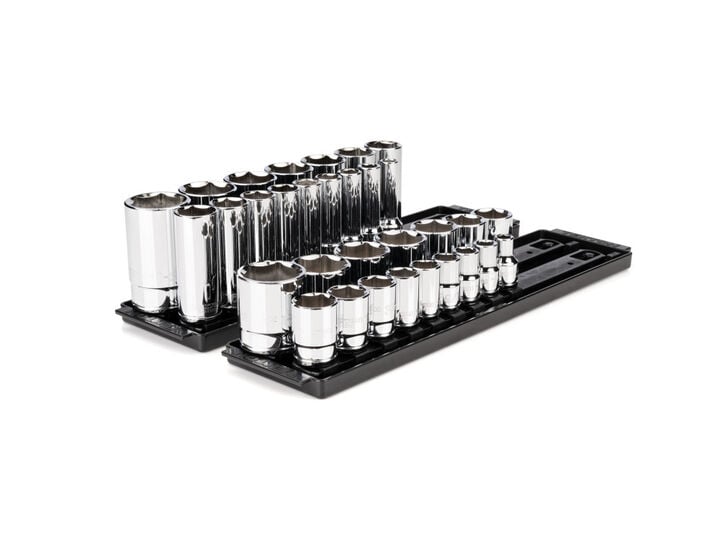 Tekton 1/2 Inch 6 Point Socket Set, 32 Pieces (3/8 - 1-5/16 Inch), large image number 0