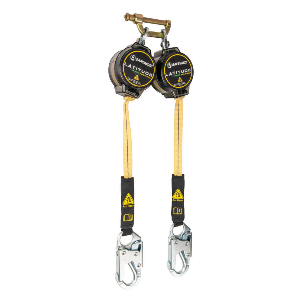 Safewaze Latitude Pro Arc Flash 7 Ft. Dual Web SRL-P: 9012 BWB, Snap Hooks - 020-5217