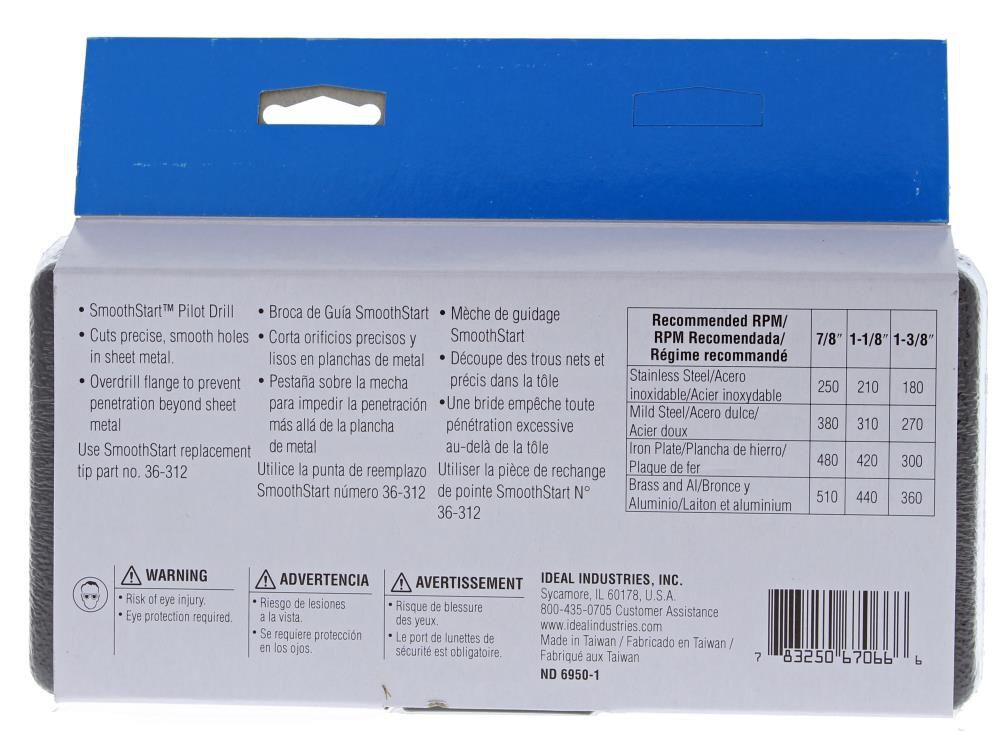 Ideal Industries TKO Carbide Tipped Hole Cutter 4 piece Kit, large image number 11