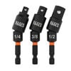 Klein Tools Swivel Impact Driver Socket Adapter Set, 3 Pieces, small image number 1