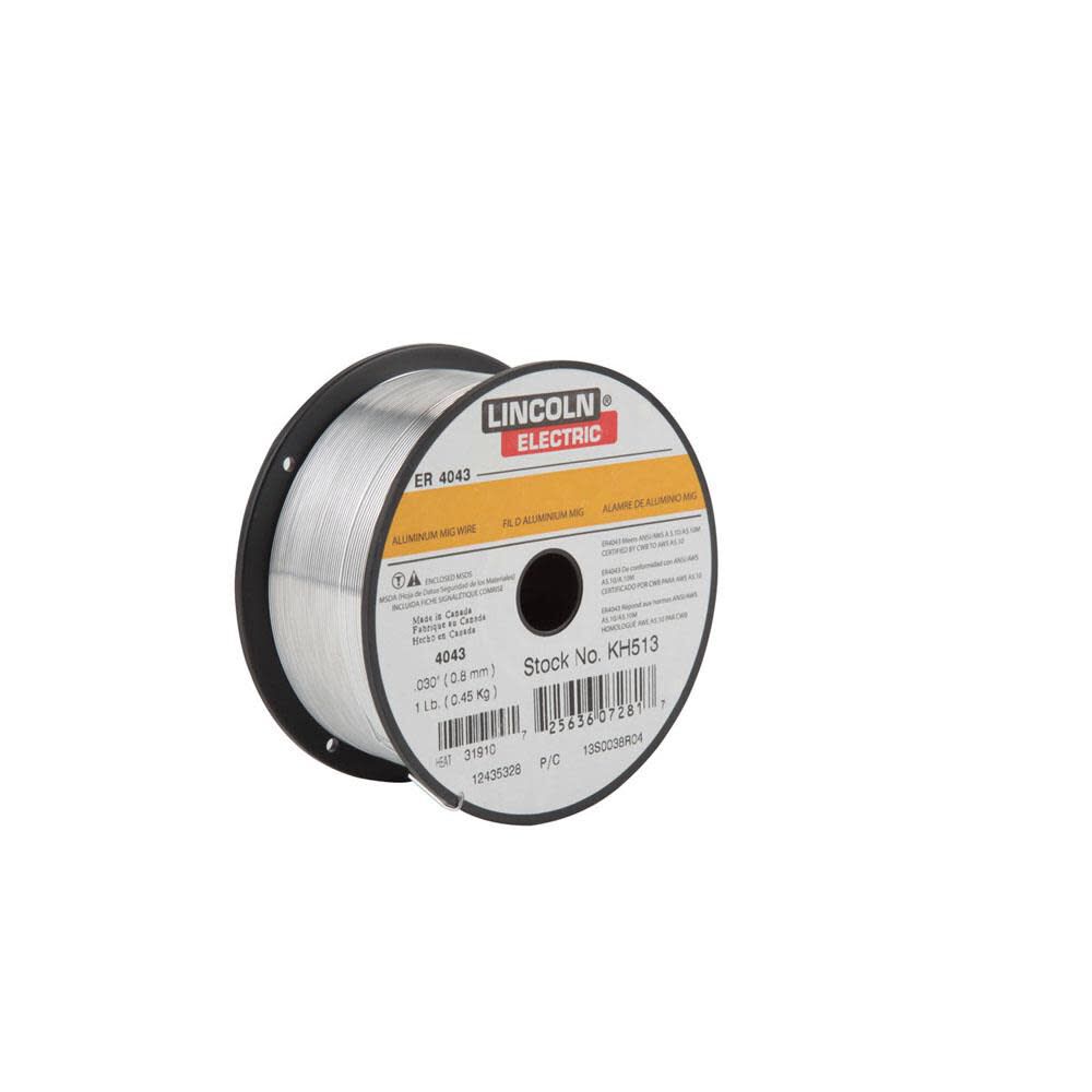 Lincoln Electric SuperGlaze Alumium 4043 .030 1lb spool