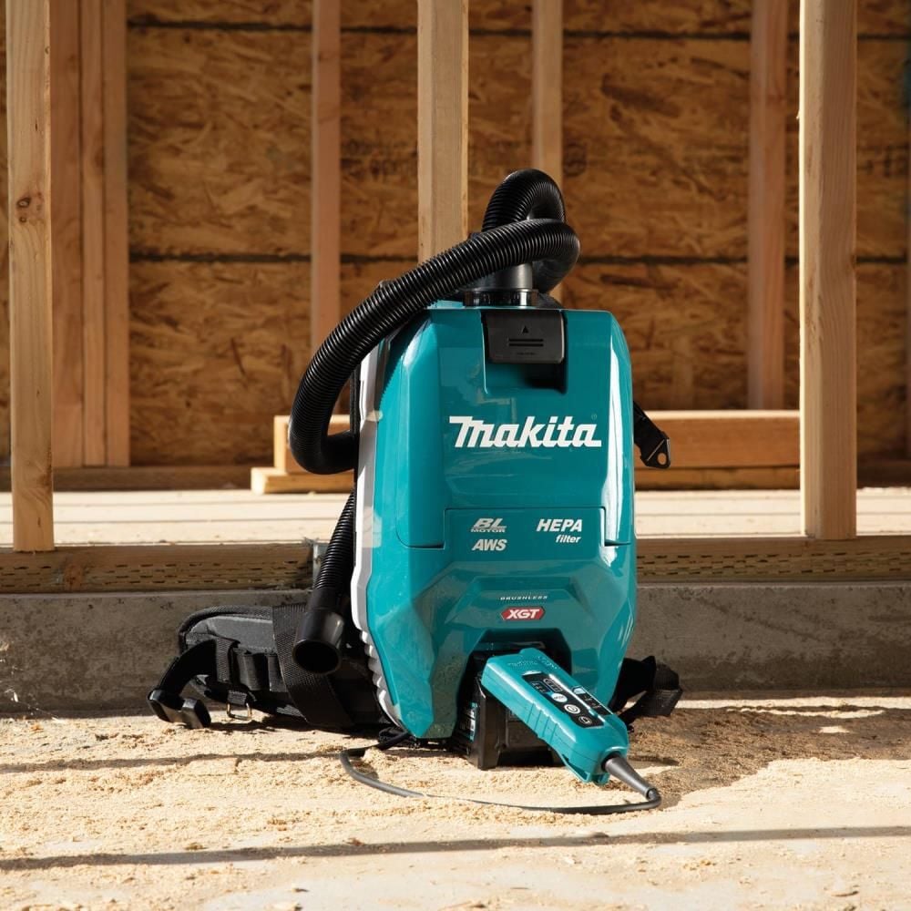 Makita 40V max XGT 1/2 Gallon HEPA Backpack Dry Dust Extractor (Bare Tool), large image number 2