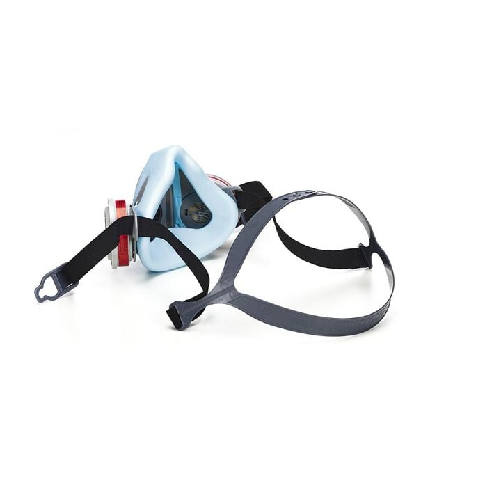 MSA Safety Works Advantage 900 Elastomeric Half-Mask Respirator, Blue, Medium, large image number 4