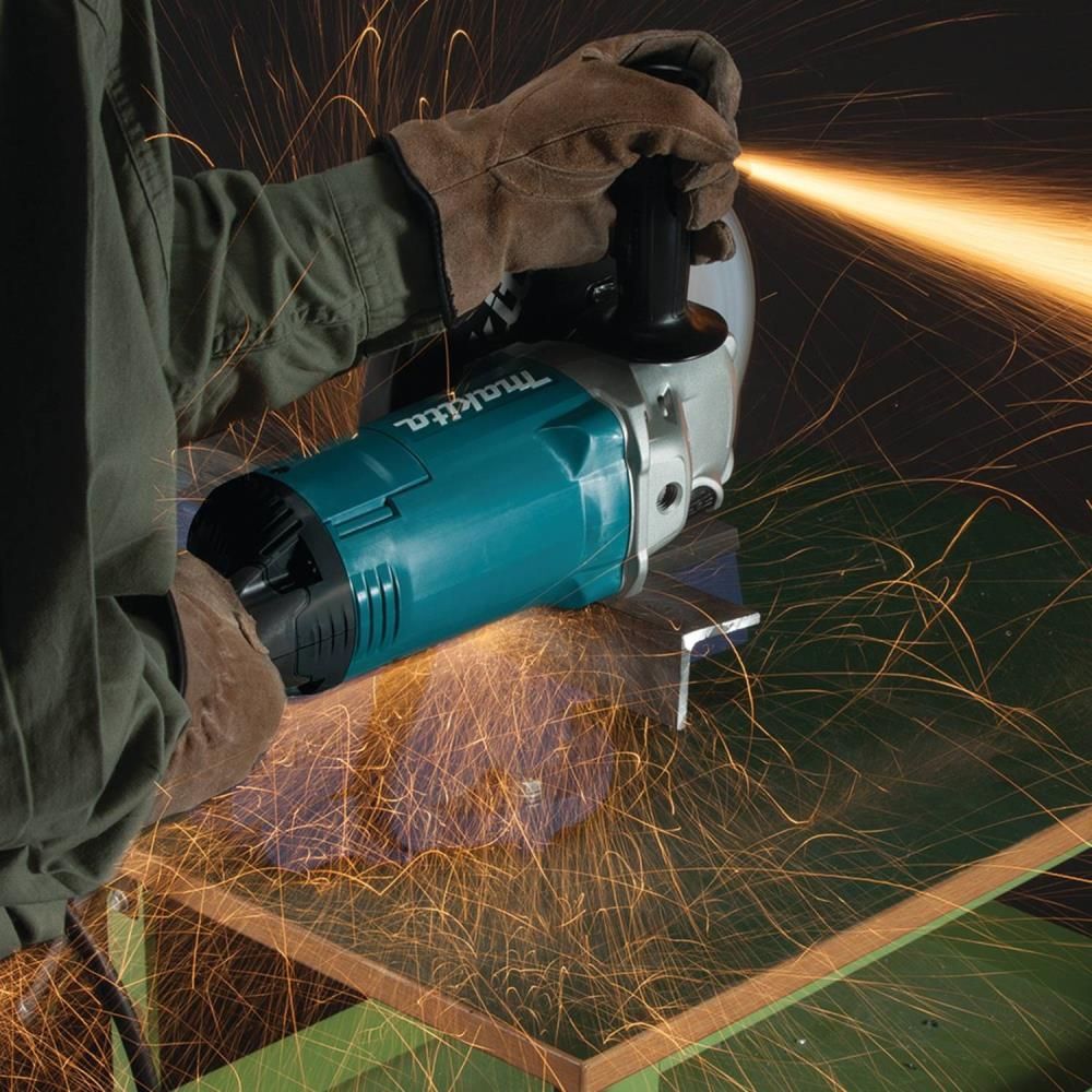 Makita 9 In. Angle Grinder with No Lock-On Switch, large image number 9