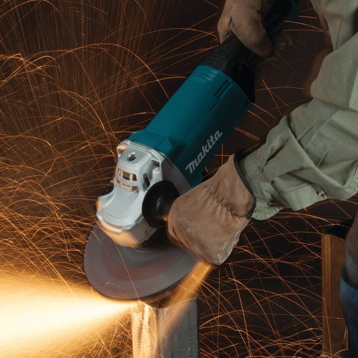 Makita 9 In. Angle Grinder with No Lock-On Switch, large image number 1