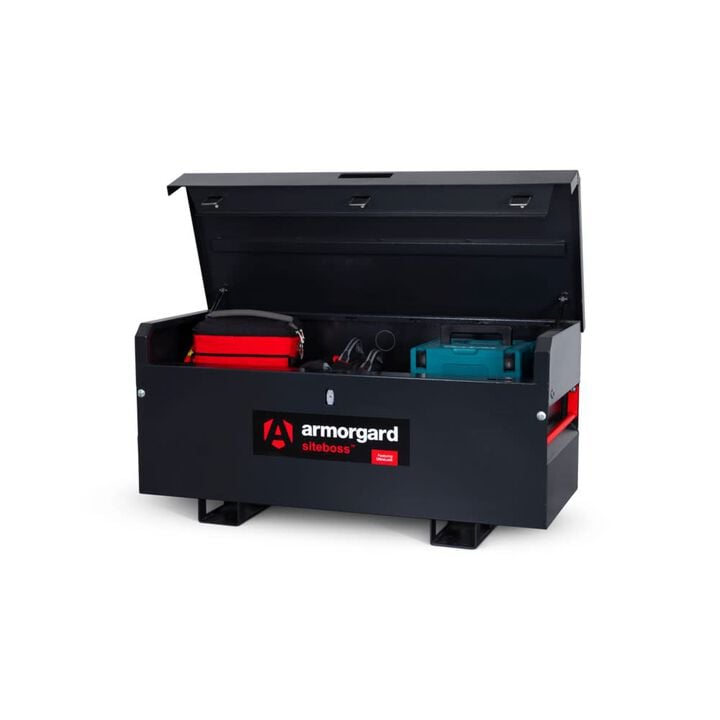 Armorgard Powder Coated 14 Gauge Steel SiteBoss Tool Chest, Black and Gray , large image number 10