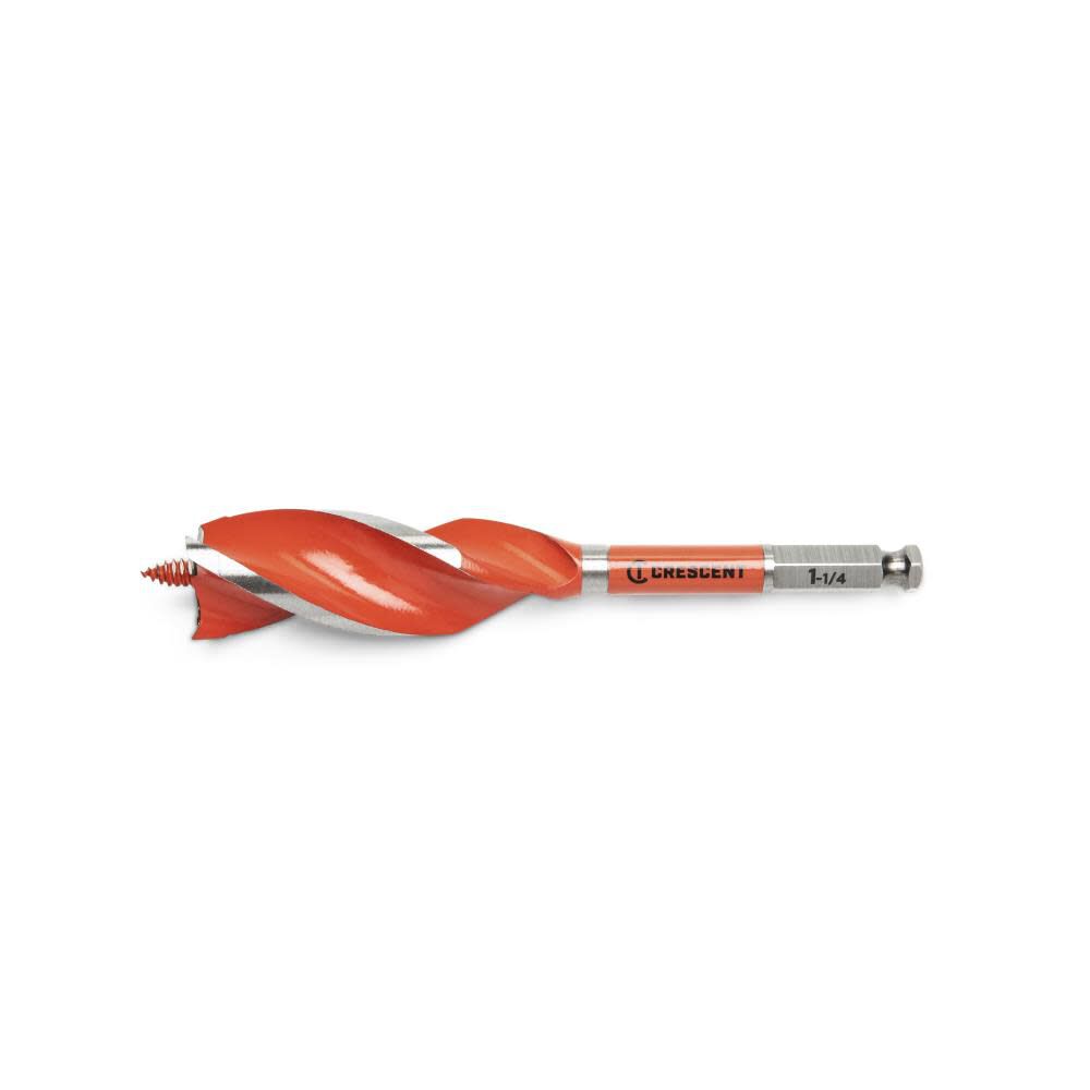 Crescent Solid Auger Drill Bit, 1-1/4 Inch x 7-1/2 Inch, large image number 1