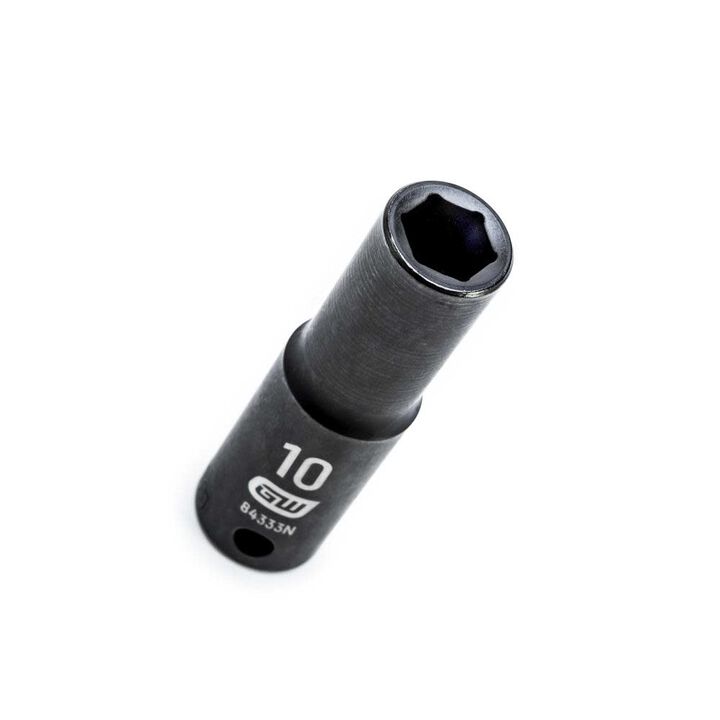 GEARWRENCH 3/8in Drive 6 Point Deep Impact Metric Socket 10mm, large image number 4