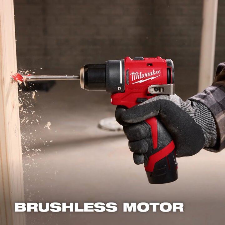 Milwaukee M12 Subcompact 2-Tool Combo Kit and 3/8 Inch Crown Stapler Bundle, large image number 9