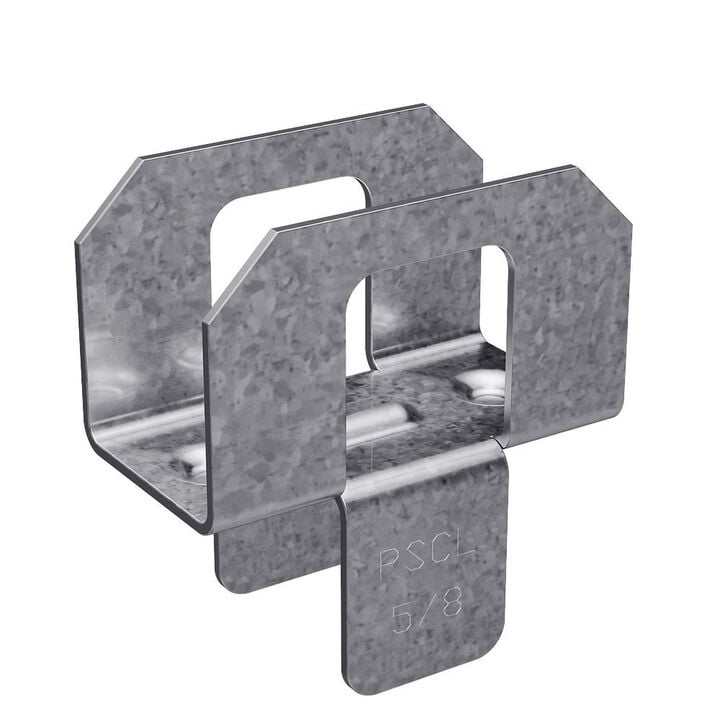 Simpson Strong-Tie 20 Gauge 5/8 In. Zinc Galvanized G90 Panel Sheathing Clip