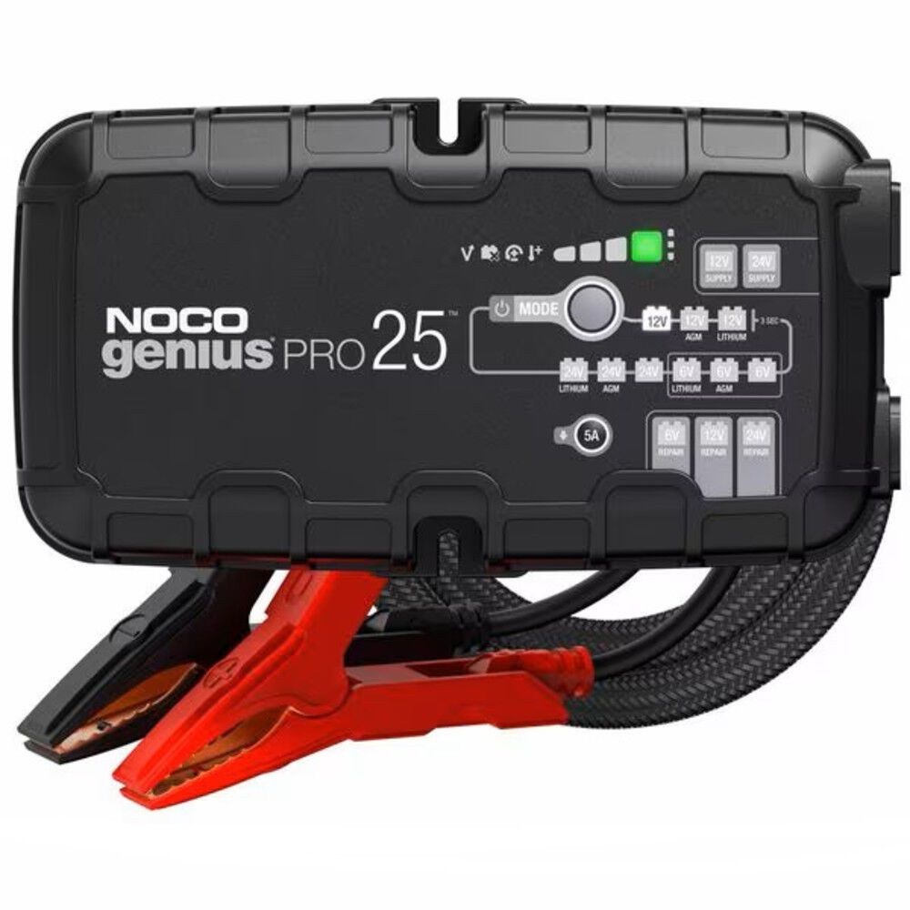 Noco Smart Battery Charger 6V/12V/24V 25A Multi Voltage, large image number 1