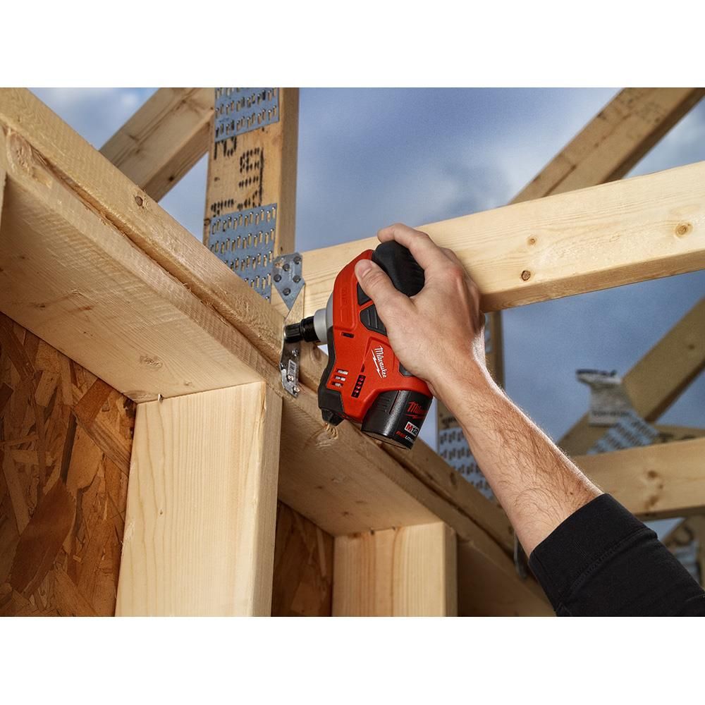 Milwaukee M12 Cordless Lithium-Ion Palm Nailer Kit, large image number 13