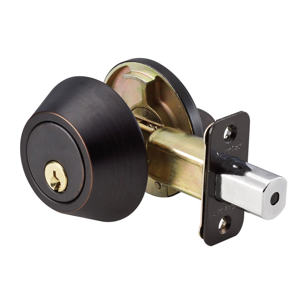 Master Lock Aged Bronze Finished Single Cylinder Door Deadbolt – DS0612 PackA4S